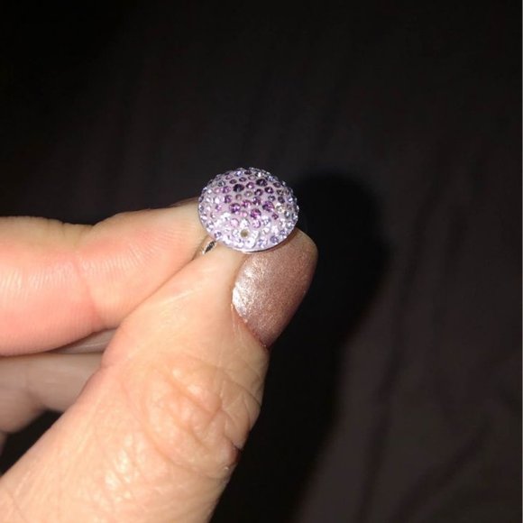 Swarovski pink crystal 💓 Ring - Picture 1 of 3